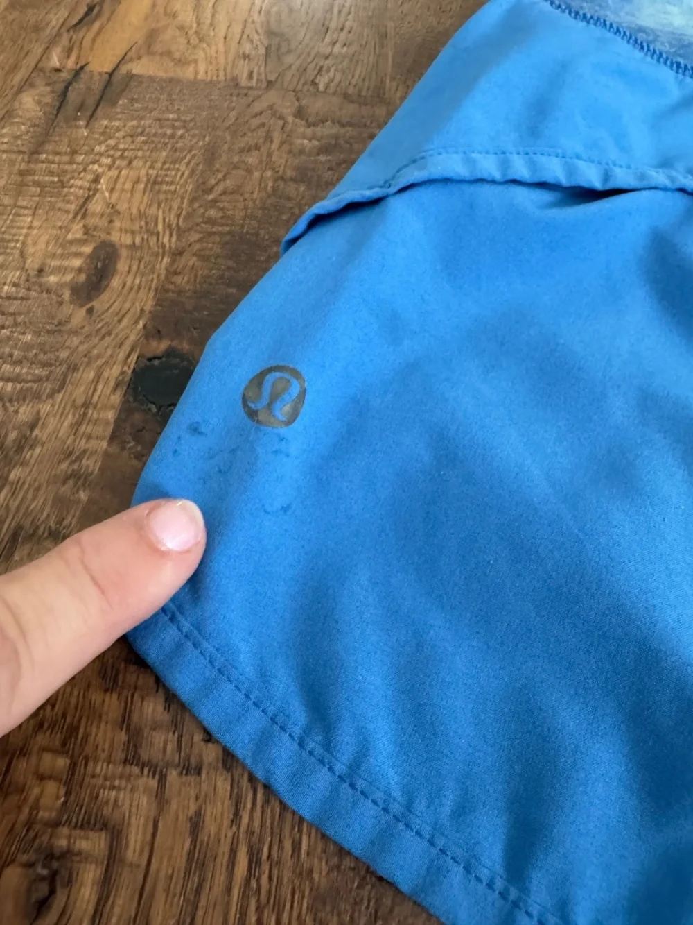 Lululemon‎ Speed Short Pipe Dream Blue Tidal Trip Women's Size 8 W7578S C